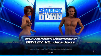 WWE 2K22 Bayley vs Jada Jones (part 1)