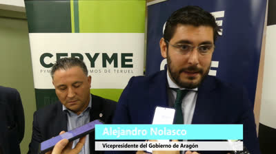 VICEPRESIDENTE ARAGÓN Y ORGANIZACIONES EMPRESARIALES TUROLENSES